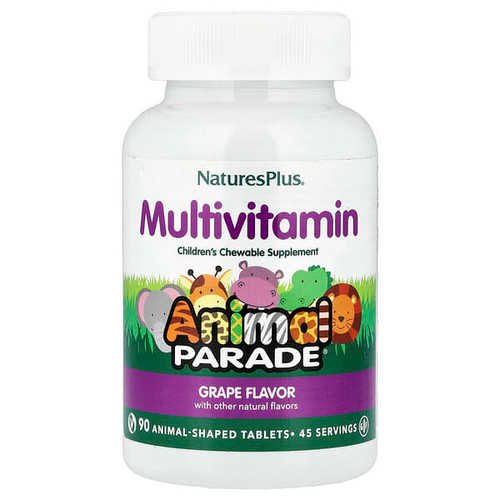 <img alt="NaturesPlus, Animal Parade, Childrens Chewable Multivitamin, Grape, 90 Animal-Shaped Tablets" title="NaturesPlus, Animal Parade, Childrens Chewable Multivitamin, Grape, 90 Animal-Shaped Tablets,097467299849"