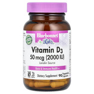 <img alt="Bluebonnet Nutrition, Vitamin D3, 50 mcg (2,000 IU), 90 Vegetable Capsules" title="Bluebonnet Nutrition, Vitamin D3, 50 mcg (2,000 IU), 90 Vegetable Capsules,743715003149"