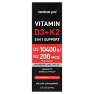 <img alt="Venture Pal, Vitamin D3 + K2, Strawberry, 2 fl oz (60 ml)" title="Venture Pal, Vitamin D3 + K2, Strawberry, 2 fl oz (60 ml),850049663694"
