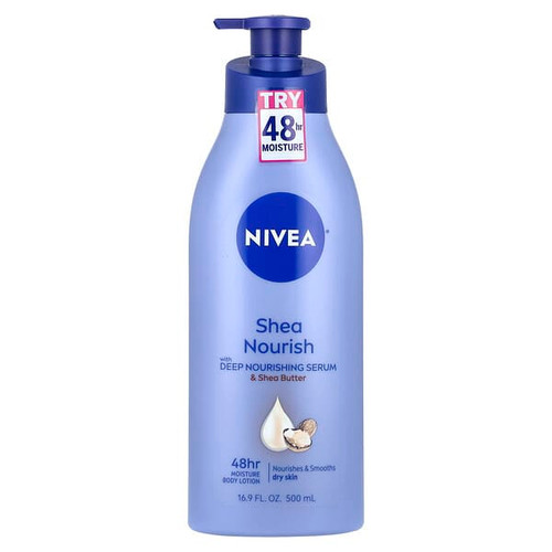 <img alt="Nivea, Shea Nourish Body Lotion, 16.9 fl oz (500 ml)" title="Nivea, Shea Nourish Body Lotion, 16.9 fl oz (500 ml),072140012434"