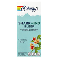 <img alt="Solaray, SharpMind Sleep, 30 Vegcaps" title="Solaray, SharpMind Sleep, 30 Vegcaps,076280507874"