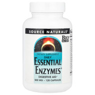 <img alt="Source Naturals, Daily Essential Enzymes, 500 mg, 120 Capsules" title="Source Naturals, Daily Essential Enzymes, 500 mg, 120 Capsules,021078006602"