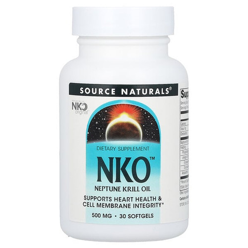 <img alt="Source Naturals, NKO, Neptune Krill Oil, 500 mg, 30 Softgels" title="Source Naturals, NKO, Neptune Krill Oil, 500 mg, 30 Softgels,021078017127"