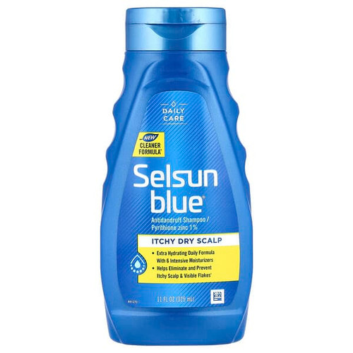 <img alt="Selsun Blue, Antidandruff Shampoo, Itchy Dry Scalp, 11 fl oz (325 ml)" title="Selsun Blue, Antidandruff Shampoo, Itchy Dry Scalp, 11 fl oz (325 ml),041167602034"