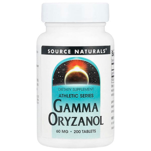 <img alt="Source Naturals, Athletic Series, Gamma Oryzanol, 60 mg, 200 Tablets" title="Source Naturals, Athletic Series, Gamma Oryzanol, 60 mg, 200 Tablets,021078005360"