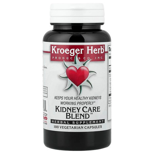 <img alt="Kroeger Herb Co, Kidney Care Blend, 100 Vegetarian Capsules" title="Kroeger Herb Co, Kidney Care Blend, 100 Vegetarian Capsules,696916100264"