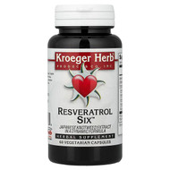 <img alt="Kroeger Herb Co, Resveratrol Six, 60 Vegetarian Capsules" title="Kroeger Herb Co, Resveratrol Six, 60 Vegetarian Capsules,696916100844"