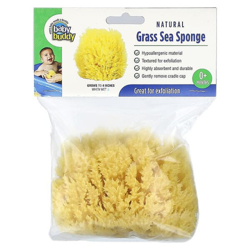 <img alt="Baby Buddy, Natural Grass Sea Sponge, 0+ Months, 1 Sponge" title="Baby Buddy, Natural Grass Sea Sponge, 0+ Months, 1 Sponge,047414004026"