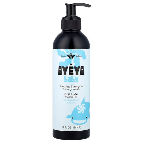 <img alt="Ayeya, Baby, Soothing Shampoo & Body Wash, Fragrance-Free, 12 fl oz (354 ml)" title="Ayeya, Baby, Soothing Shampoo & Body Wash, Fragrance-Free, 12 fl oz (354 ml),810129397048"