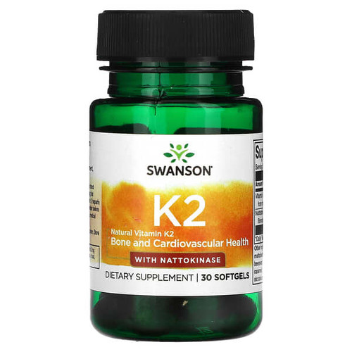 <img alt="Swanson Vitamins, Vitamin K2, 30 Softgels" title="Swanson Vitamins, Vitamin K2, 30 Softgels,087614028194"