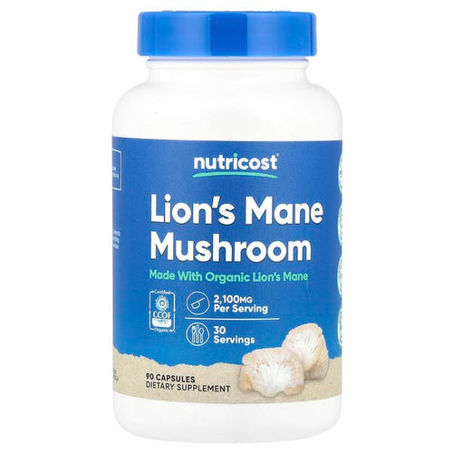 <img alt="Nutricost, Lions Mane Mushroom, 90 Capsules (700 mg per Capsule)" title="Nutricost, Lions Mane Mushroom, 90 Capsules (700 mg per Capsule),810014670287"