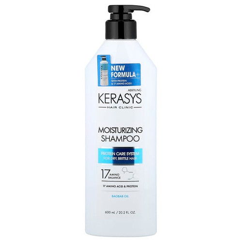 <img alt="Kerasys, Moisturizing Shampoo, For Dry, Brittle Hair, 20.2 fl oz (600 ml)" title="Kerasys, Moisturizing Shampoo, For Dry, Brittle Hair, 20.2 fl oz (600 ml),8801046848883"