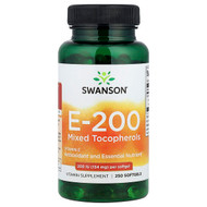 <img alt="Swanson Vitamins, E-200 Mixed Tocopherols, 134 mg (200 IU), 250 Softgels" title="Swanson Vitamins, E-200 Mixed Tocopherols, 134 mg (200 IU), 250 Softgels,087614011493"