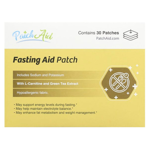 <img alt="PatchAid, Fasting Aid Patch, 30 Patches" title="PatchAid, Fasting Aid Patch, 30 Patches,038407582072"