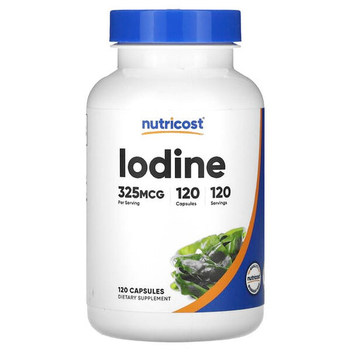 <img alt="Nutricost, Iodine, 325 mcg, 120 Capsules" title="Nutricost, Iodine, 325 mcg, 120 Capsules,810014674902"