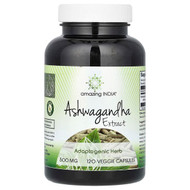 <img alt="Amazing India, Ashwagandha Extract, 500 mg, 120 Veggie Capsules" title="Amazing India, Ashwagandha Extract, 500 mg, 120 Veggie Capsules,819209025161"
