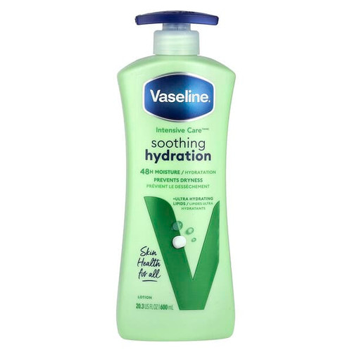 <img alt="Vaseline, Intensive Care, Soothing Hydration Lotion, 20.3 fl oz (600 ml)" title="Vaseline, Intensive Care, Soothing Hydration Lotion, 20.3 fl oz (600 ml),305213093000"