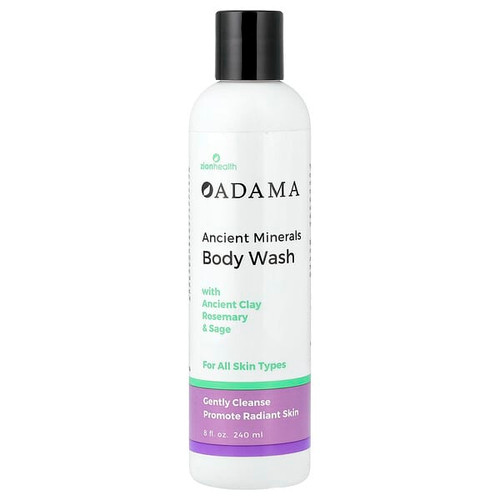 <img alt="Zion Health, Adama, Ancient Minerals Body Wash with Ancient Clay, Rosemary & Sage, 8 fl oz (240 ml)" title="Zion Health, Adama, Ancient Minerals Body Wash with Ancient Clay, Rosemary & Sage, 8 fl oz (240 ml),093141100968"