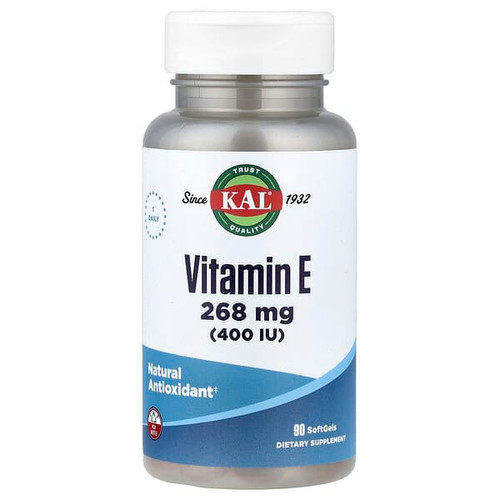 <img alt="KAL, Vitamin E, 268 mg (400 IU), 90 SoftGels" title="KAL, Vitamin E, 268 mg (400 IU), 90 SoftGels,021245689096"