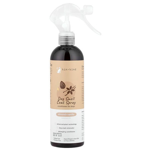 <img alt="Kin+Kind, Dog Smell Coat Spray, Conditioner For Dogs, Almond + Vanilla, 12 fl oz (354 ml)" title="Kin+Kind, Dog Smell Coat Spray, Conditioner For Dogs, Almond + Vanilla, 12 fl oz (354 ml),850027253084"