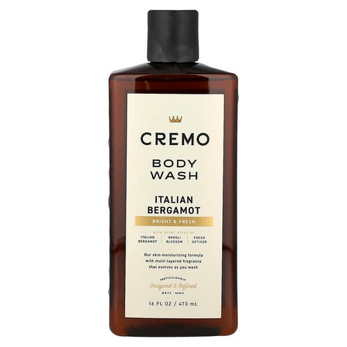 <img alt="Cremo, Body Wash, Italian Bergamot, 16 fl oz (473 ml)" title="Cremo, Body Wash, Italian Bergamot, 16 fl oz (473 ml),811847036639"
