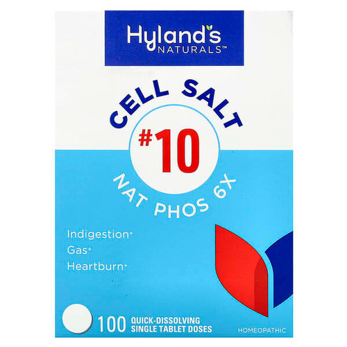 <img alt="Hylands Naturals, Cell Salt #10, Nat Phos 6X, 100 Quick-Dissolving Single Tablet Doses" title="Hylands Naturals, Cell Salt #10, Nat Phos 6X, 100 Quick-Dissolving Single Tablet Doses,354973409613"