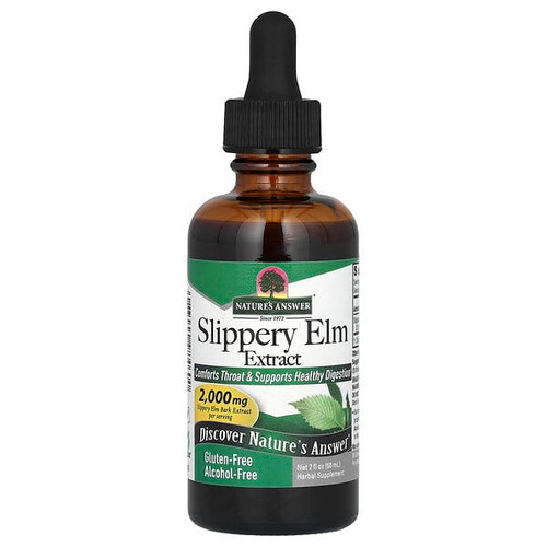 <img alt="Natures Answer, Slippery Elm Extract, Alcohol-Free , 2,000 mg , 2 fl oz (60 ml)" title="Natures Answer, Slippery Elm Extract, Alcohol-Free , 2,000 mg , 2 fl oz (60 ml),083000984600"