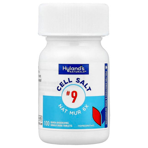 <img alt="Hylands Naturals, Cell Salt #9, Nat Mur 6X, 100 Quick-Dissolving Single Tablet Doses" title="Hylands Naturals, Cell Salt #9, Nat Mur 6X, 100 Quick-Dissolving Single Tablet Doses,354973409514"