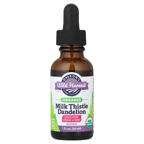 <img alt="Oregons Wild Harvest, Organic Milk Thistle Dandelion Extract, 1 fl oz (30 ml)" title="Oregons Wild Harvest, Organic Milk Thistle Dandelion Extract, 1 fl oz (30 ml),706195002002"