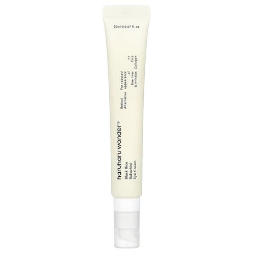 <img alt="Haruharu, Wonder, Black Rice Bakuchiol Eye Cream, 0.67 fl oz (20 ml)" title="Haruharu, Wonder, Black Rice Bakuchiol Eye Cream, 0.67 fl oz (20 ml),8809532221523"