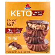 <img alt="Atkins, Keto, Peanut Butter Cups, 8 Cups, 1.06 oz (30 g) Each" title="Atkins, Keto, Peanut Butter Cups, 8 Cups, 1.06 oz (30 g) Each,637480000697"