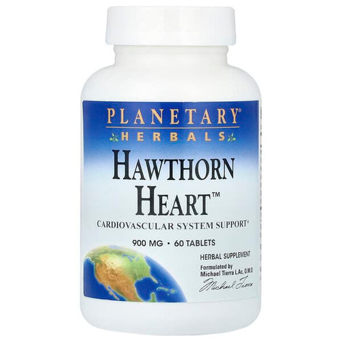 <img alt="Planetary Herbals, Hawthorn Heart, 60 Tablets" title="Planetary Herbals, Hawthorn Heart, 60 Tablets,021078100072"