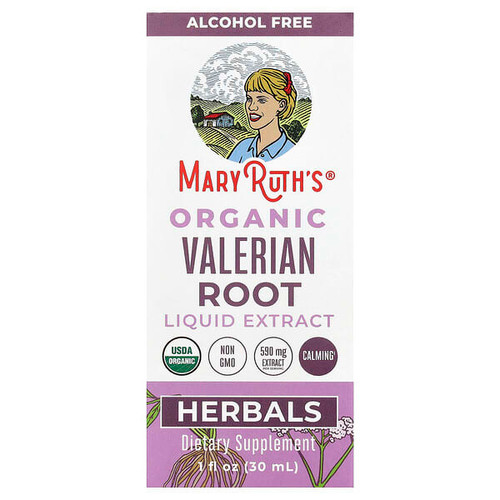 <img alt="MaryRuths, Organic Valerian Root Liquid Extract, Alcohol Free, 1 fl oz (30 ml)" title="MaryRuths, Organic Valerian Root Liquid Extract, Alcohol Free, 1 fl oz (30 ml),850018471763"
