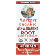 <img alt="MaryRuths, Organic Ashwagandha Root Liquid Extract, Alcohol Free, 1 fl oz (30 ml)" title="MaryRuths, Organic Ashwagandha Root Liquid Extract, Alcohol Free, 1 fl oz (30 ml),850018471657"