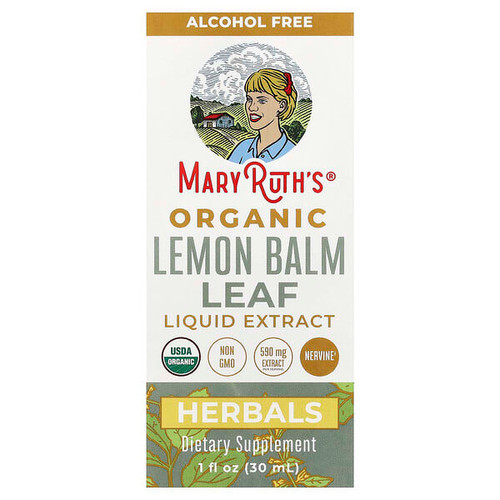 <img alt="MaryRuths, Organic Lemon Balm Leaf Liquid Extract, Alcohol Free, 590 mg, 1 fl oz (30 ml)" title="MaryRuths, Organic Lemon Balm Leaf Liquid Extract, Alcohol Free, 590 mg, 1 fl oz (30 ml),856645008532"