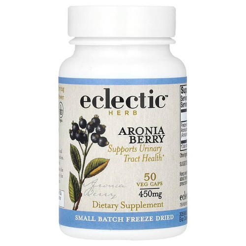 <img alt="Eclectic Herb, Freeze Dried Aronia Berry, 50 Veg Caps (450 mg per Capsule)" title="Eclectic Herb, Freeze Dried Aronia Berry, 50 Veg Caps (450 mg per Capsule),023363305988"