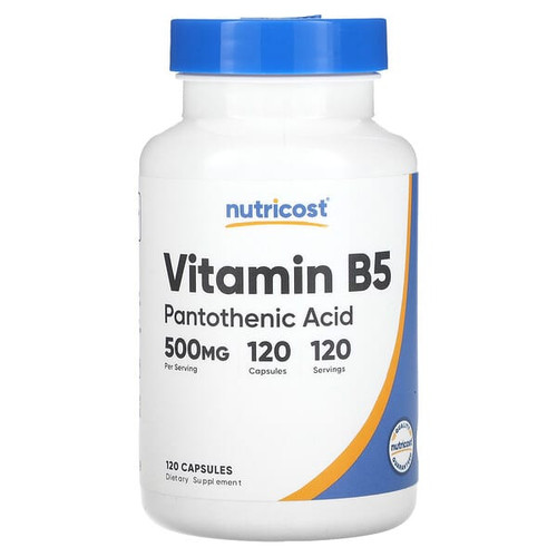 <img alt="Nutricost, Vitamin B5, 500 mg, 120 Capsules" title="Nutricost, Vitamin B5, 500 mg, 120 Capsules,810014674919"