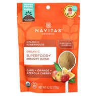 <img alt="Navitas Organics, Organic Superfood+ Immunity Blend, Vitamin C Powerhouse, Camu + Orange + Acerola Cherry, 4.2 oz (120 g)" title="Navitas Organics, Organic Superfood+ Immunity Blend, Vitamin C Powerhouse, Camu + Orange + Acerola Cherry, 4.2 oz (120 g),811961022648"