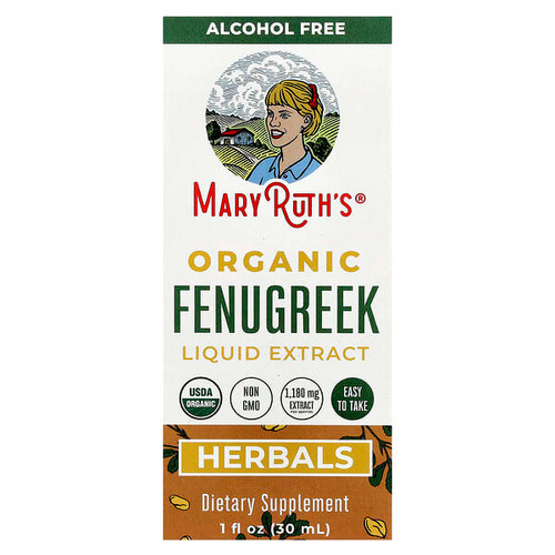 <img alt="MaryRuths, Organic Fenugreek Liquid Extract, 1 fl oz (30 ml)" title="MaryRuths, Organic Fenugreek Liquid Extract, 1 fl oz (30 ml),810104622936"