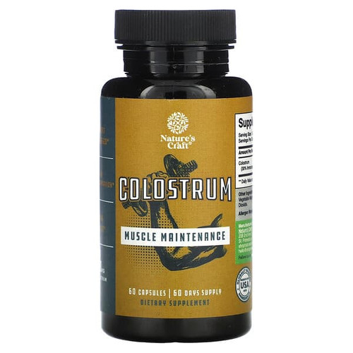 <img alt="Natures Craft, Colostrum, 500 mg, 60 Capsules" title="Natures Craft, Colostrum, 500 mg, 60 Capsules,793611599567"