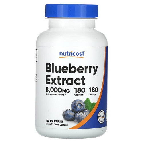 <img alt="Nutricost, Blueberry Extract, 160 mg, 180 Capsules" title="Nutricost, Blueberry Extract, 160 mg, 180 Capsules,857077008091"