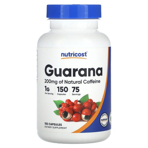 <img alt="Nutricost, Guarana, 150 Capsules (500 mg per Capsule)" title="Nutricost, Guarana, 150 Capsules (500 mg per Capsule),810014670683"