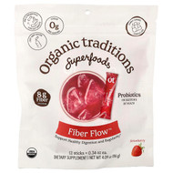 <img alt="Organic Traditions, Fiber Flow, Strawberry, 12 Sticks, 0.34 oz (9.7 g) Each" title="Organic Traditions, Fiber Flow, Strawberry, 12 Sticks, 0.34 oz (9.7 g) Each,627733001236"