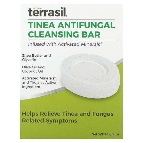 <img alt="Terrasil, Tinea Antifungal Cleansing Bar, 75 g" title="Terrasil, Tinea Antifungal Cleansing Bar, 75 g,857496002120"