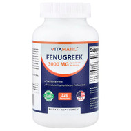 <img alt="Vitamatic, Fenugreek, 320 Capsules (150 mg per Capsule)" title="Vitamatic, Fenugreek, 320 Capsules (150 mg per Capsule),810078472414"