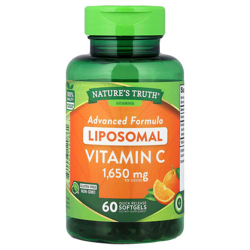 <img alt="Natures Truth, Liposomal Vitamin C, Advanced Formula, 60 Quick Release Softgels" title="Natures Truth, Liposomal Vitamin C, Advanced Formula, 60 Quick Release Softgels,840093120861"