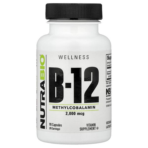 <img alt="NutraBio, Vitamin B-12, 2,000 mcg, 90 Capsules" title="NutraBio, Vitamin B-12, 2,000 mcg, 90 Capsules,649908519872"