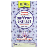 <img alt="Natural Balance, Saffron Extract, Maximum Strength, 100 mg, 30 VegCaps" title="Natural Balance, Saffron Extract, Maximum Strength, 100 mg, 30 VegCaps,047868378889"