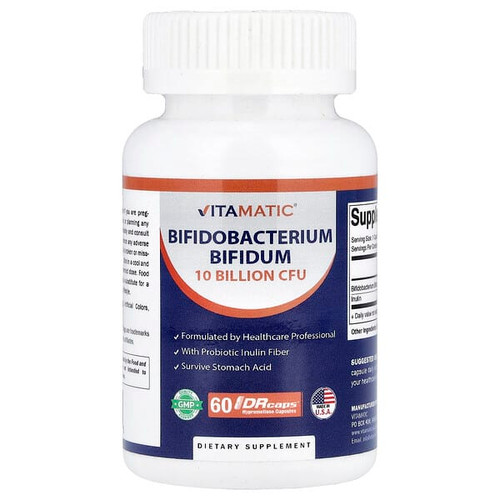 <img alt="Vitamatic, Bifidobacterium Bifidum,  60 DRcaps Hypromellose Capsules" title="Vitamatic, Bifidobacterium Bifidum,  60 DRcaps Hypromellose Capsules,810078475835"