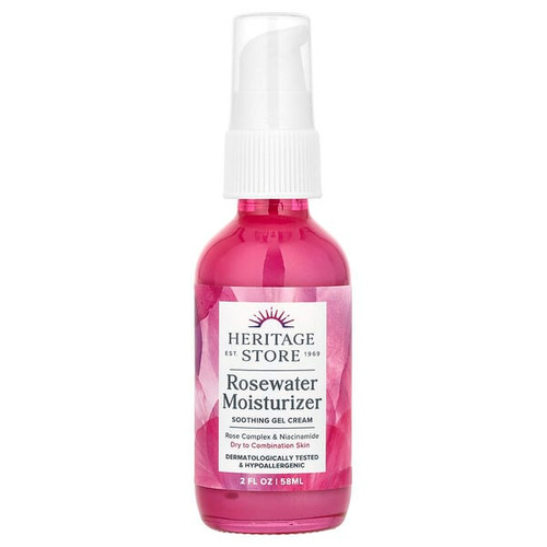 <img alt="Heritage Store, Rosewater Moisturizer, Dry To Combination Skin, 2 fl oz (58 ml)" title="Heritage Store, Rosewater Moisturizer, Dry To Combination Skin, 2 fl oz (58 ml),076970794072"